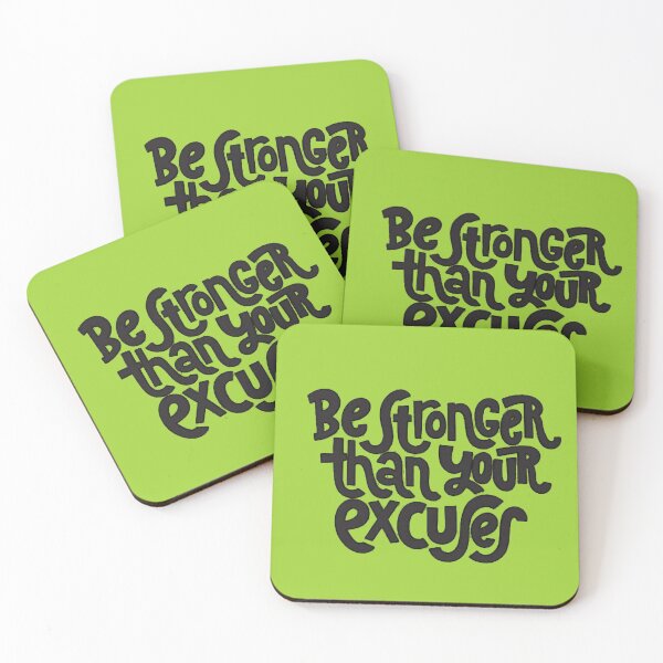Item preview, be stronger than your excuses designed and sold by Fine Art California.
