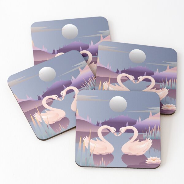 Item preview, Midnight Swan Lovers  designed and sold by Yosaporn.