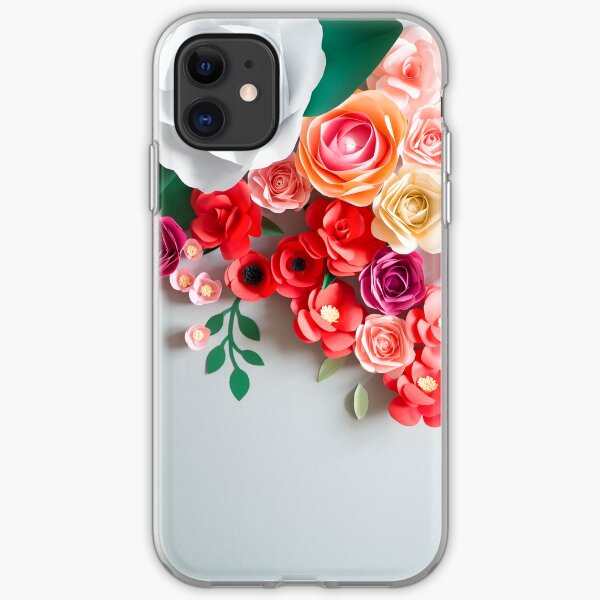 Papierblumen iPhone Flexible Hülle