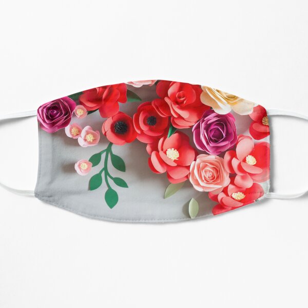 Paper flowers Flat Mask