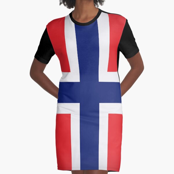 leo • theo | Norwegian Flag Graphic T-Shirt Dress