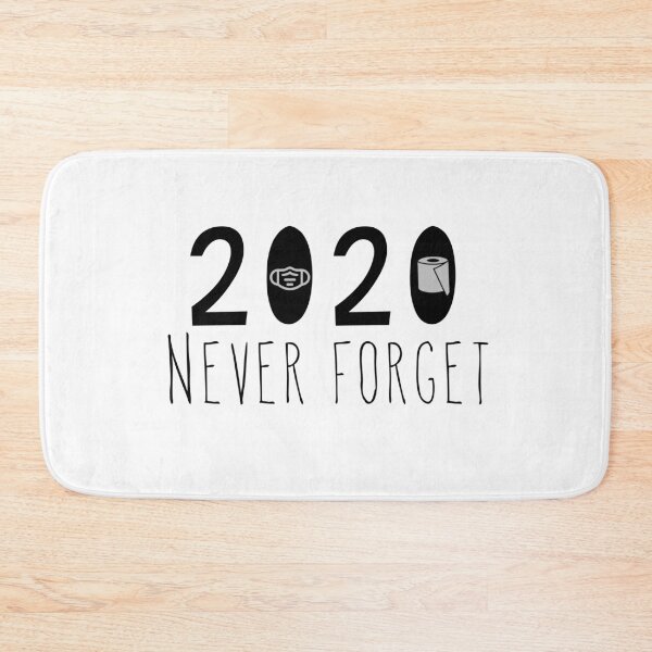 Item preview, Never Forget 2020 pandemic logo art symbol designed and sold by cre8iven8ive.