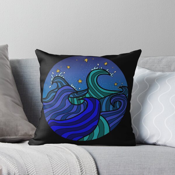 Item preview, Waves In The Night Sky designed and sold by Lozzie Eliza Designs.