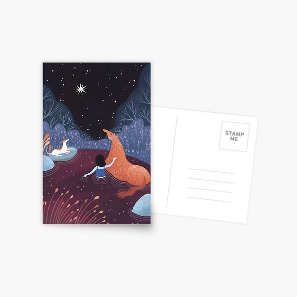 Night Swimming Postcard