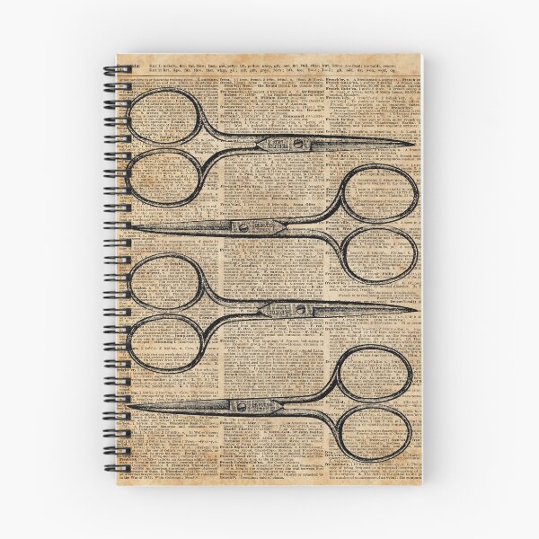 Item preview, Hairdresser's Scissors Vintage Illustration Dictionary Art designed and sold by DictionaryArt.