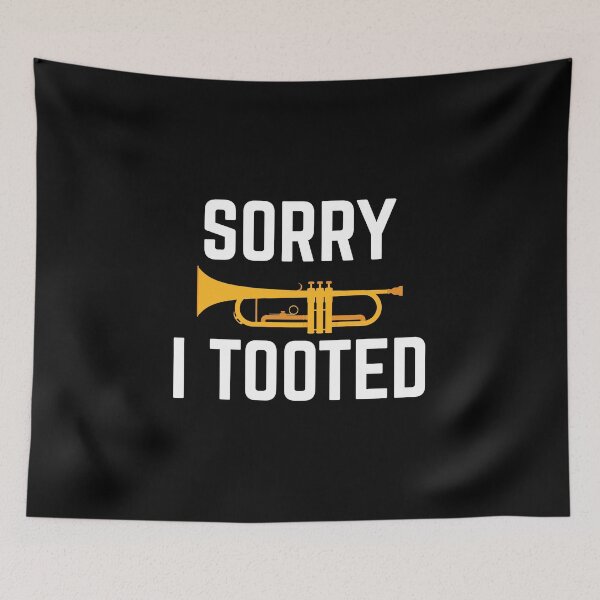 Item preview, Trumpet Player Funny Design - Sorry I Tooted designed and sold by EstelleStar.