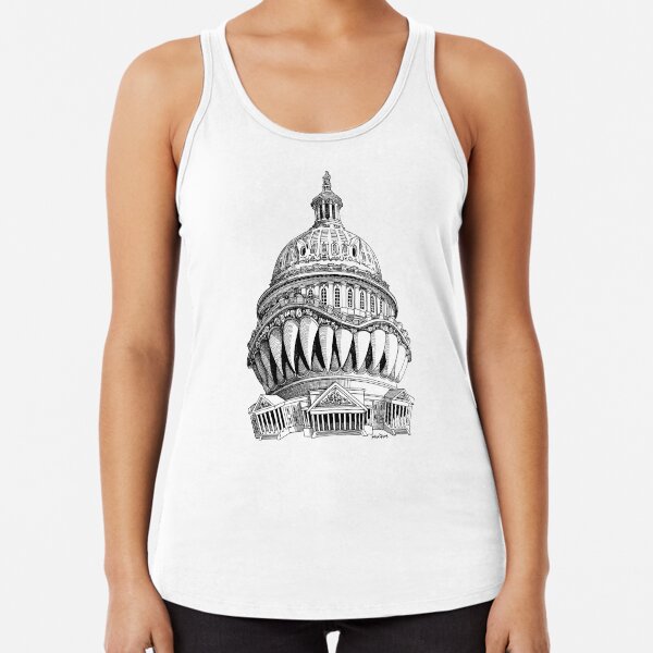 Angry Washington Racerback Tank Top