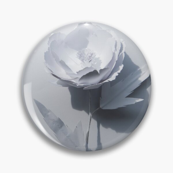 Item preview, White paper flower on white designed and sold by Alita  Ong.