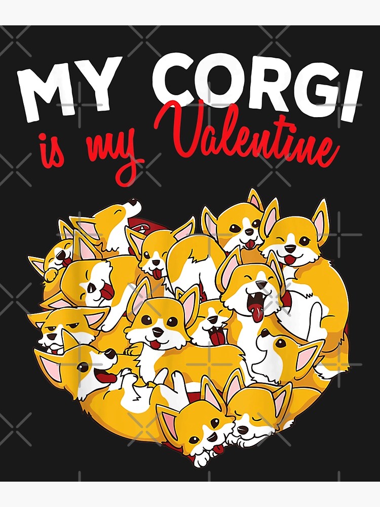 valentines day images dog corgi