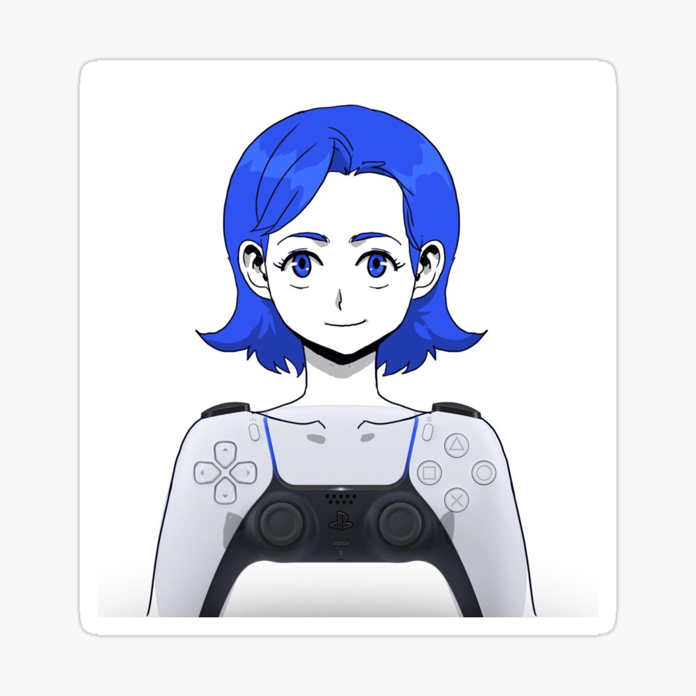 ps5 controller anime girl