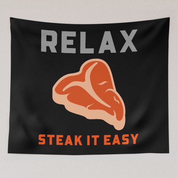 Item preview, Relax Steak it Easy BBQ designed and sold by AndApArt.
