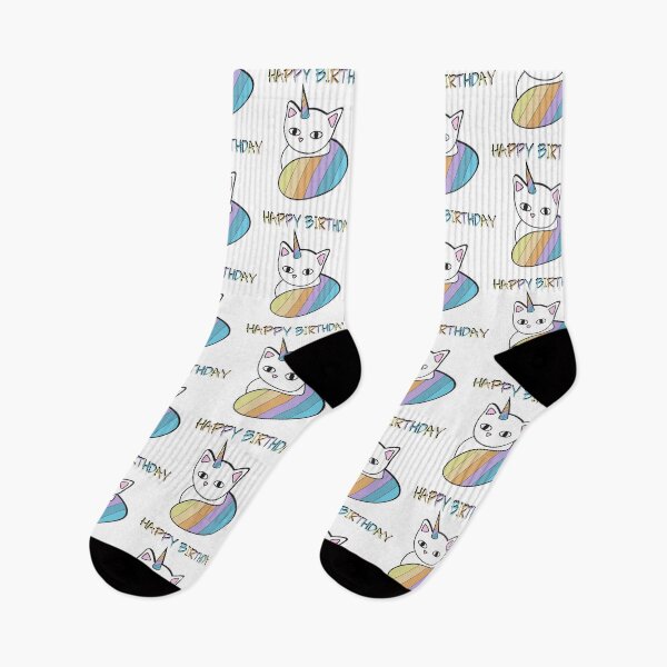 Item preview, Birthday caticorn designed and sold by MeowMusic.