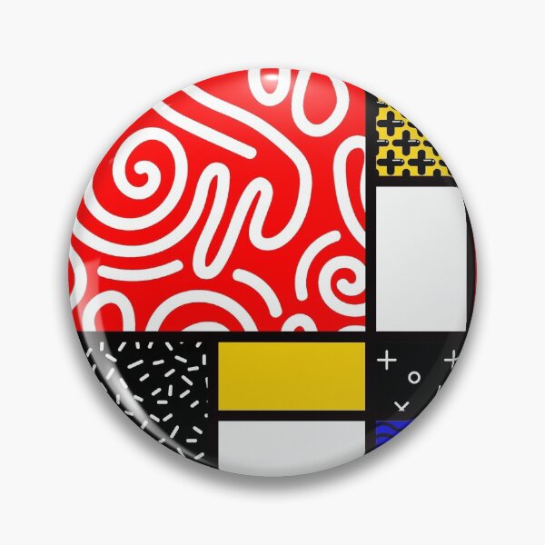 Item preview, Mondrian in a Memphis Style designed and sold by Hell-Prints.
