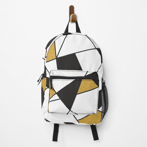 Item preview, Modern Art Geometry -black and white with gold- designed and sold by lematworks.