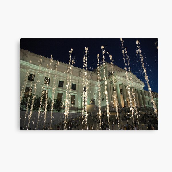Brooklyn Museum Fountain Canvas Print