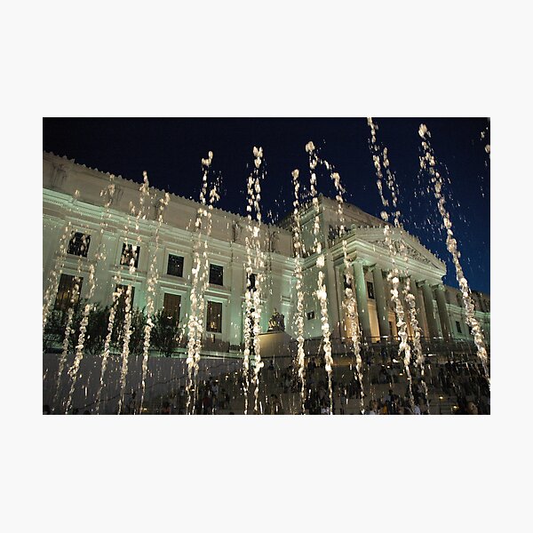 Brooklyn Museum Fountain Photographic Print