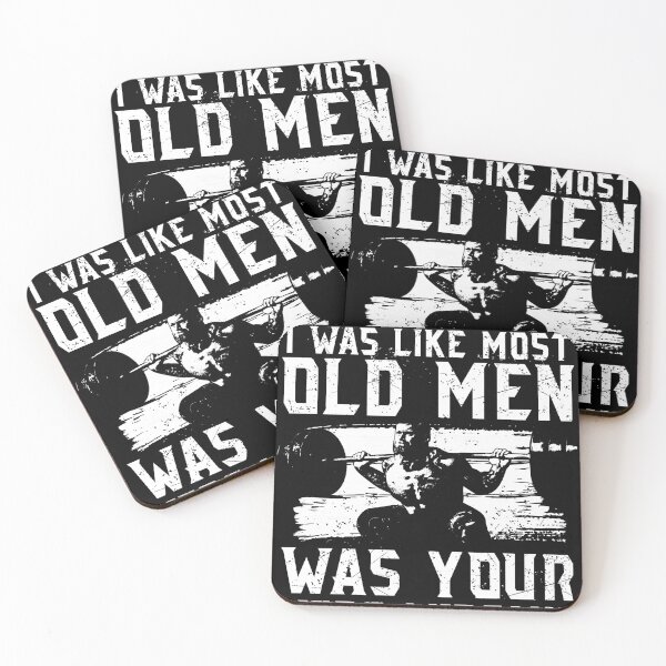 Item preview, Old Man Weight Lifting design For Old Strong People graphic designed and sold by Lisbob.