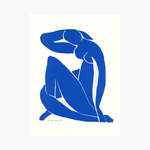 MATISSE BLEU NUDE II Impression artistique