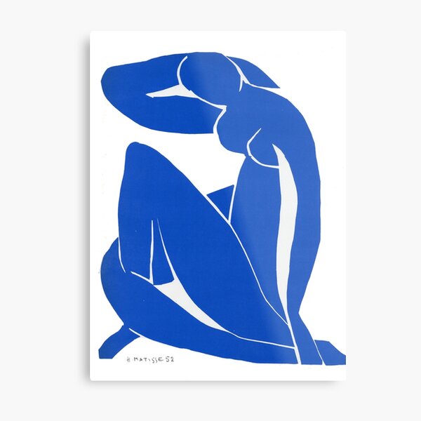 MATISSE BLUE NUDE II Metal Print