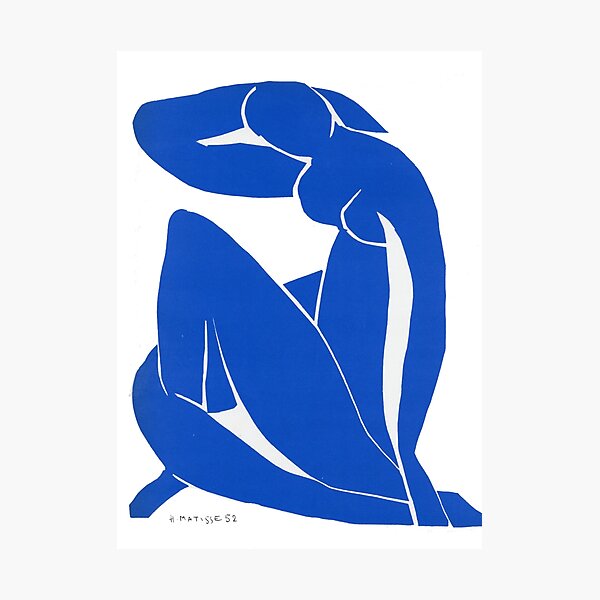 MATISSE BLUE NUDE II Photographic Print