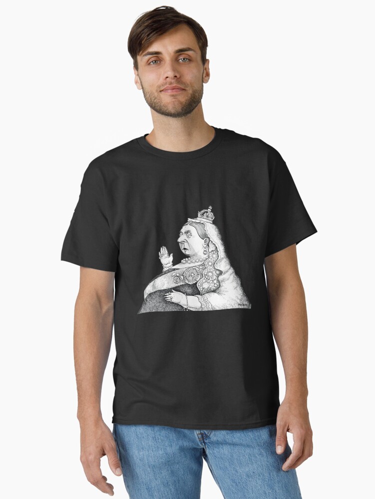 Thumbnail 1 of 7, Classic T-Shirt, Queen Victoria designed and sold by MacKaycartoons.