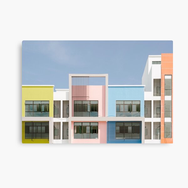Urban pastels Canvas Print