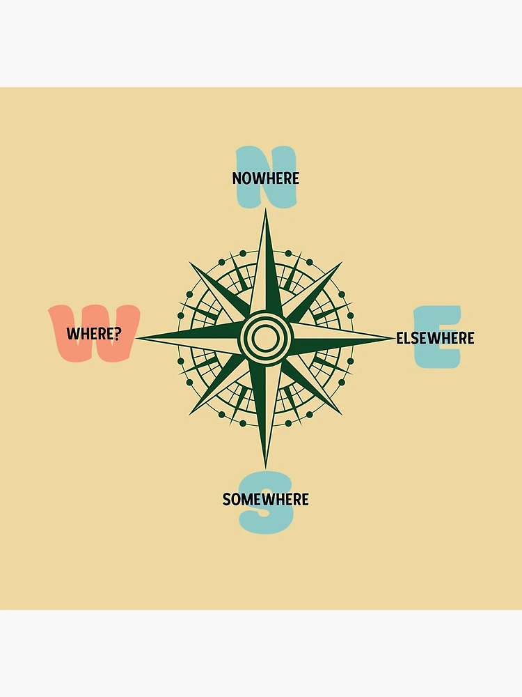 Thumbnail 5 of 5, Coasters (Set of 4), Compass designed and sold by InputVSOutput.