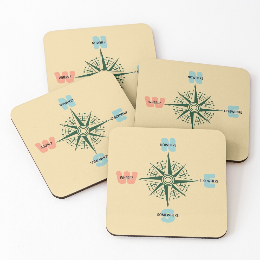 Item preview, Coasters (Set of 4) designed and sold by InputVSOutput.