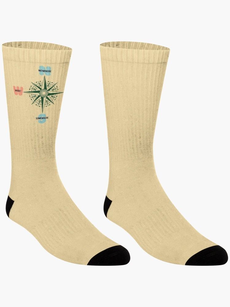 Thumbnail 3 of 5, Socks, Compass designed and sold by InputVSOutput.