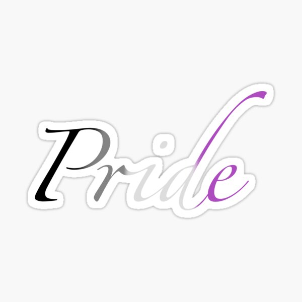 Pride Sticker Asexual Sticker For Sale By Frog Tastic Redbubble 