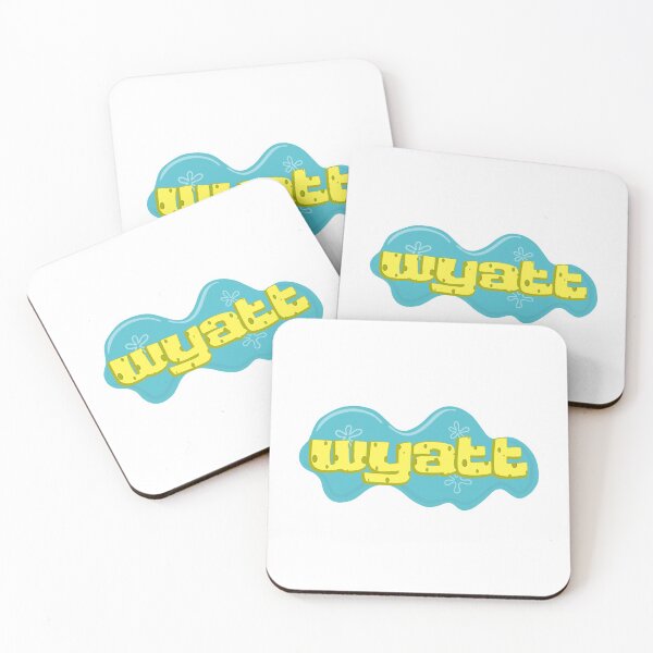 Item preview, Boy Name Wyatt in SpongeBob Cartoon Style designed and sold by Space-Bug.