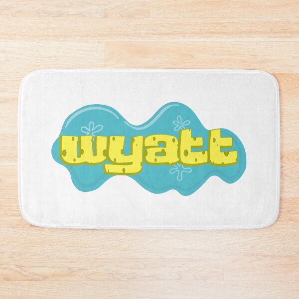 Item preview, Boy Name Wyatt in SpongeBob Cartoon Style designed and sold by Space-Bug.