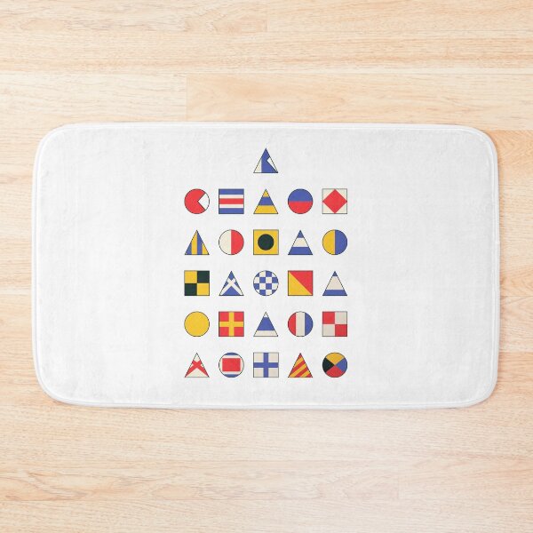Item preview, Navy Alphabet Pattern designed and sold by Hell-Prints.