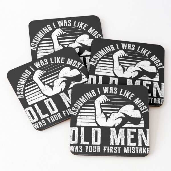 Item preview, Old Man Weight Lifting design For Old Strong People print designed and sold by Lisbob.