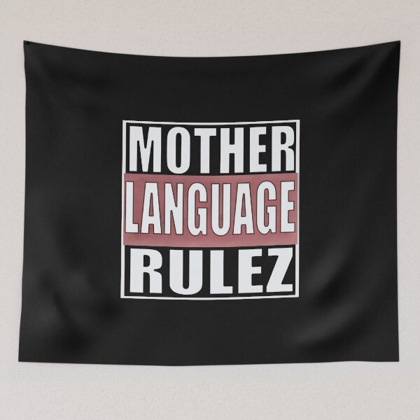 Item preview, Mother Day Language Rulez Funny T-shirt designed and sold by bestdesigns2020.