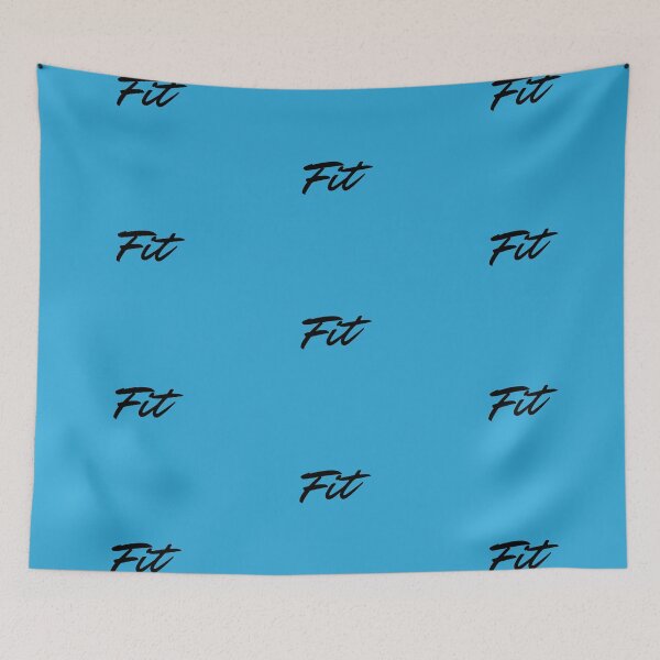 Item preview, Fit on Blue Blossom Background designed and sold by Amalzaki.