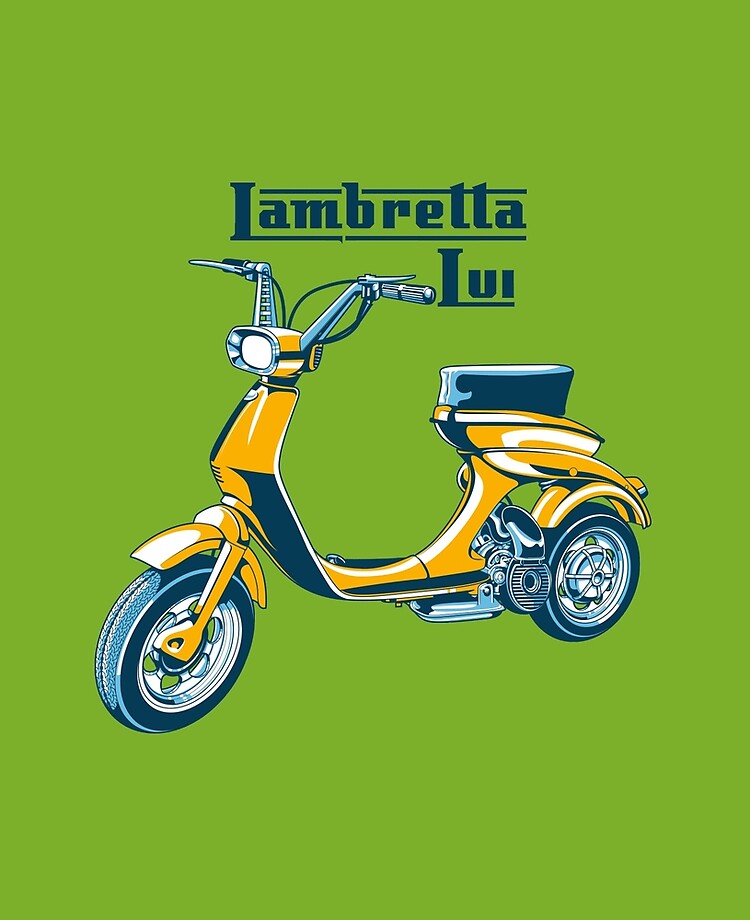 Lambretta Lui Arancio Ipad Case Skin By Luridodog Redbubble
