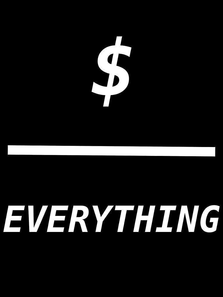Money Over Everything Quotes Money Over Everything" Greeting Card By Tynelson415 | Redbubble