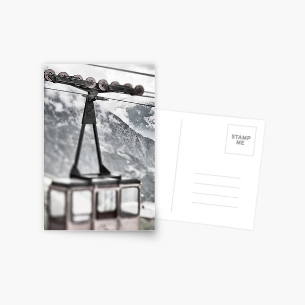 South Tyrol Vintage | Cable car cabin in the mountains Postcard