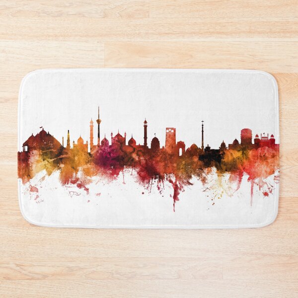 Item preview, New Delhi India Skyline designed and sold by ArtPrints.