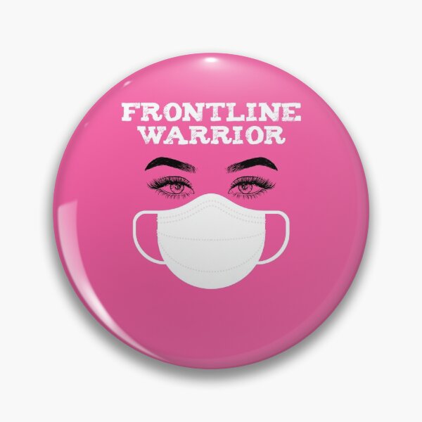 Artikelvorschau, Lustiges "Frontline Warrior" Pflegefachkraft Krankenschwester Systemrelevant Geschenk entworfen und verkauft von Jelisandie.