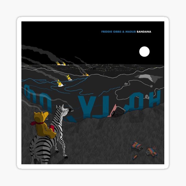 Freddie Gibbs y Madlib - Bandana Pegatina