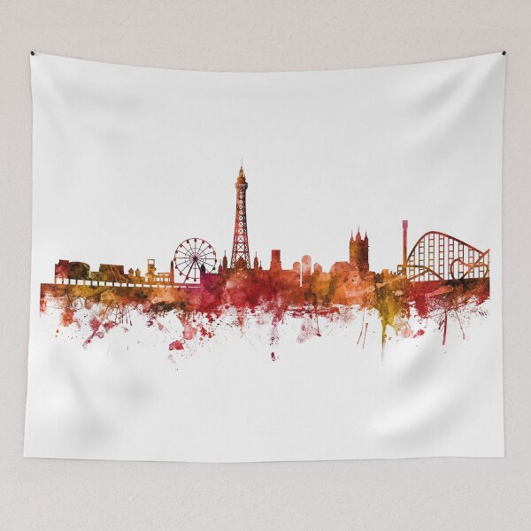 Item preview, Blackpool England Skyline designed and sold by ArtPrints.