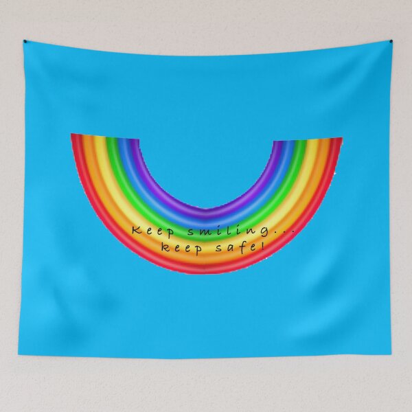 Item preview, Rainbow smile NHS symbol of caring  designed and sold by Julieford.
