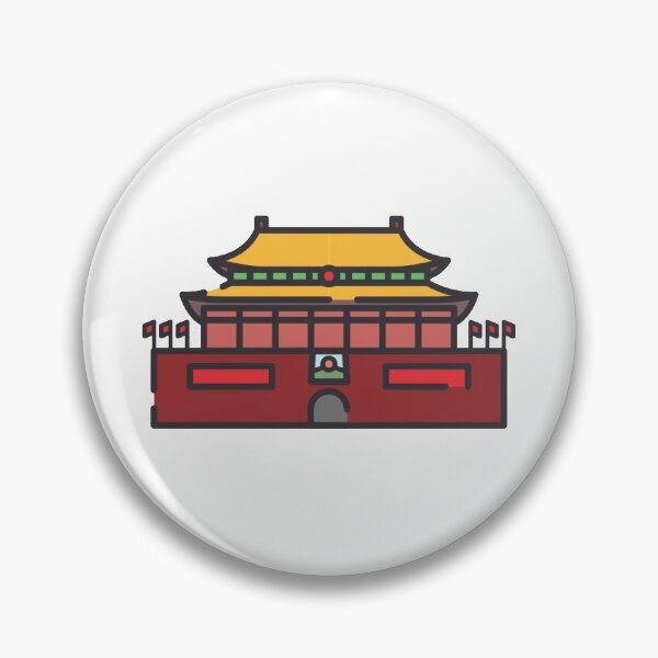 Item preview, Tian'anmen flat design illustration designed and sold by TheBestOtaku.