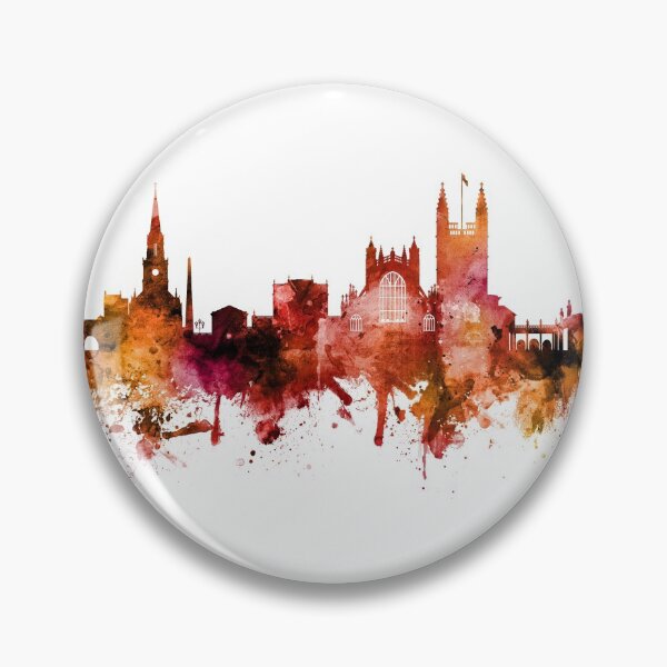 Item preview, Bath England Skyline Cityscape designed and sold by ArtPrints.