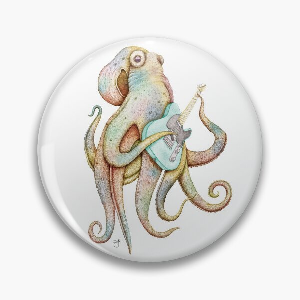 Item preview, POLAH - the axe wielding Octopus designed and sold by ShorelineSally.