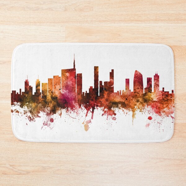 Item preview, Milan Italy Skyline designed and sold by ArtPrints.