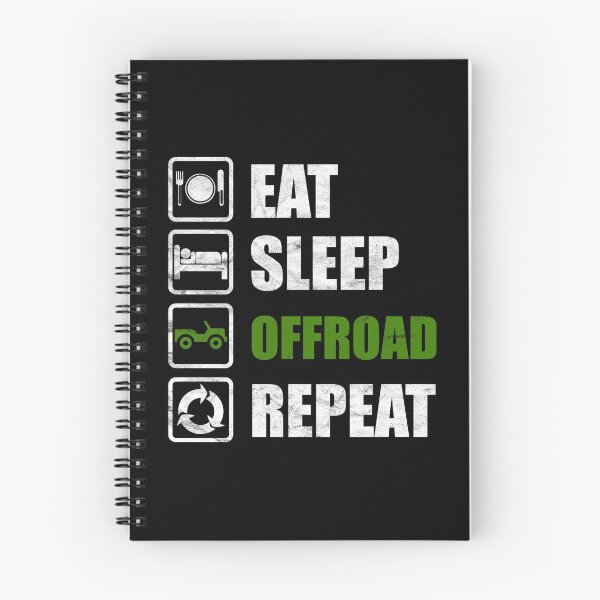 Item preview, Eat Sleep Offroad Repeat Overland 4x4 4x4 designed and sold by Argentini.