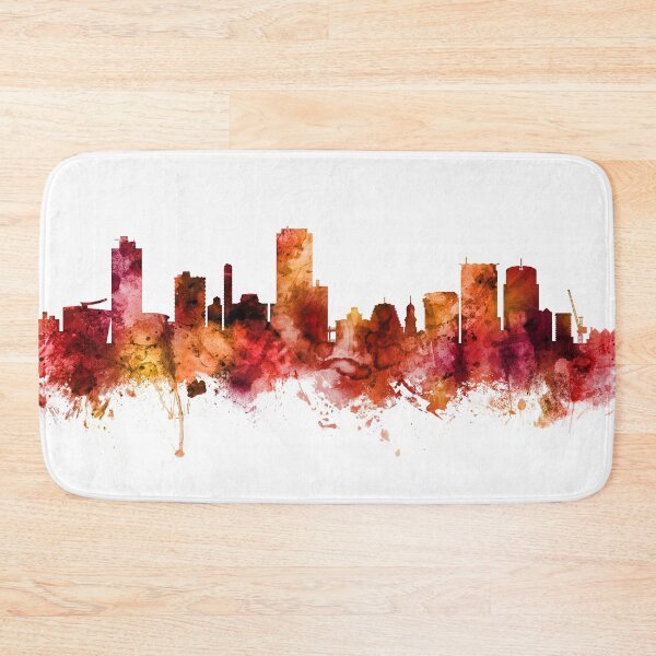 Item preview, Wellington New Zealand Skyline designed and sold by ArtPrints.